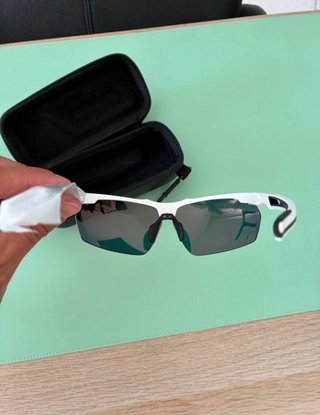 Occhiali sportivi polarizzati UV400 bianchi
