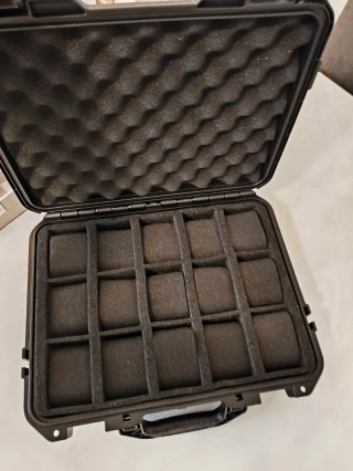 Valigetta porta orologi nera