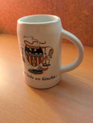 Taza Valencia C.F. Aquí bebe un hincha