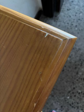 Mesitas noche madera miel (2 unidades)