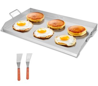 Plancha Parrilla Acero Inoxidable VEVOR 910x525mm
