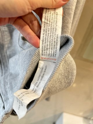 Sudadera Bershka gris mujer