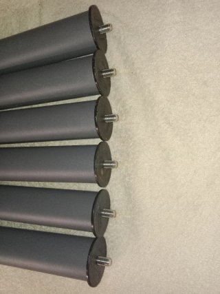 6 Patas Redondas somier base tapizada