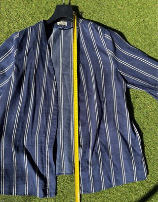 Giacca Oltre righe blu taglia 52