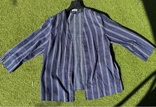 Giacca Oltre righe blu taglia 52
