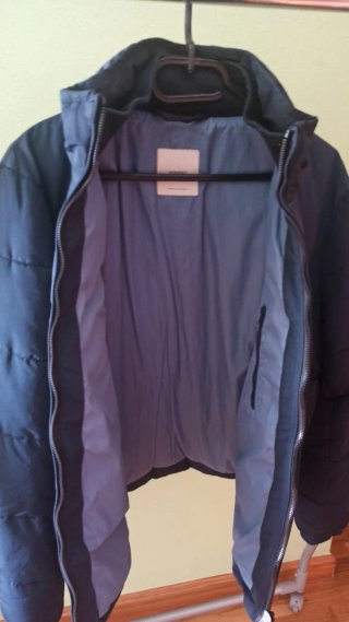 Chaqueta corta azul hombre