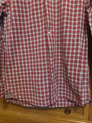 Camisa Tommy Hilfiger cuadros roja Talla S