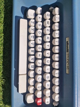 Máquina de Escribir Olivetti Studio 46 Azul