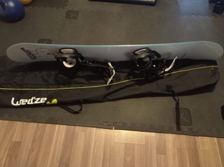 Tabla Snowboard 145cm con Fijaciones