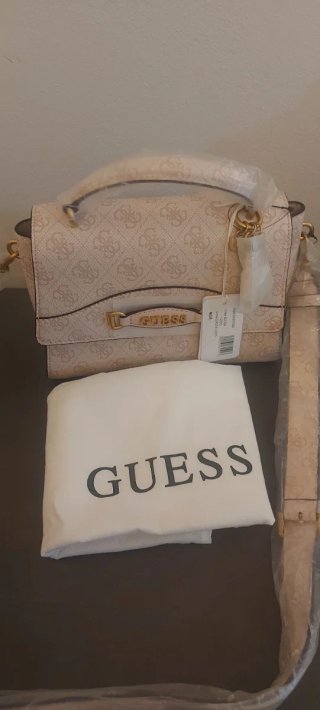 Borsa Guess Beige e Oro