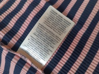 Top Gant rayas rosa y azul marino