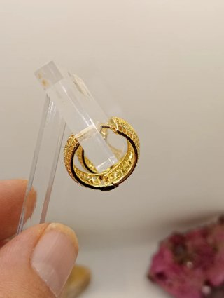 Pendientes Aro Oro Laminado Xuping