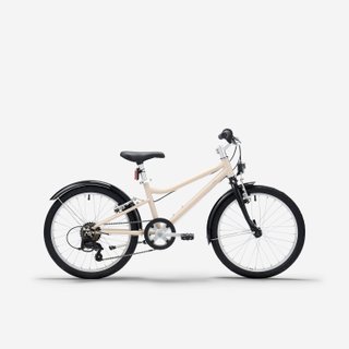 Bicicleta niños 20 pulgadas BTWIN 500 6-9 Años Beis