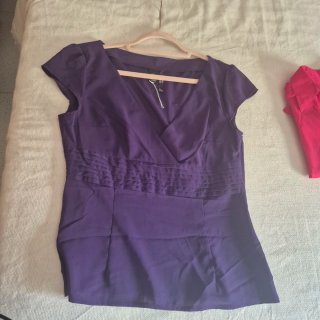 Lote 2 Blusas Morada y Fuchsia/ 7