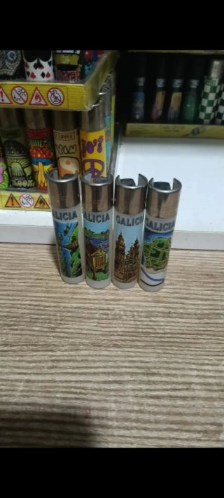 Set 4 accendini Clipper Galicia