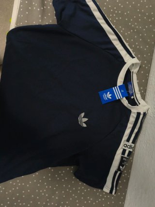 Camiseta Adidas Hombre Talla M Azul