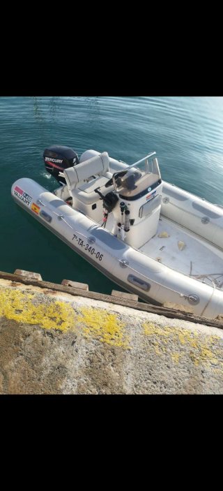 Semirrígida Valiant V-450 40cv efi 4T con remolque