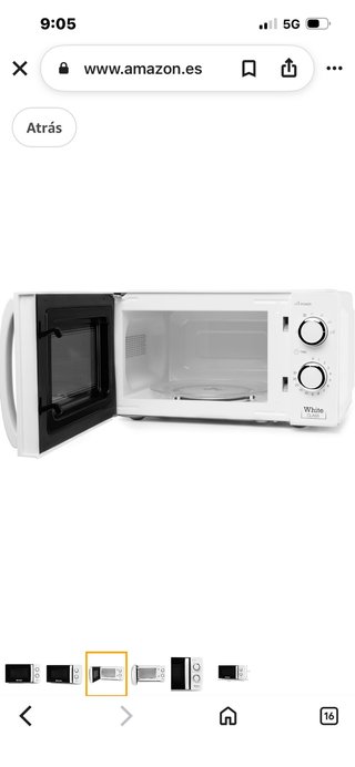 Microondas Orbegozo MI 2115 Blanco