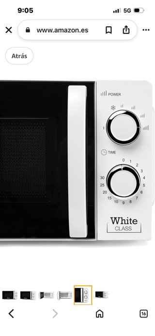Microondas Orbegozo MI 2115 Blanco
