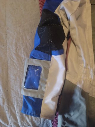 Traje  BMW Rallie Moto Gris y Azul