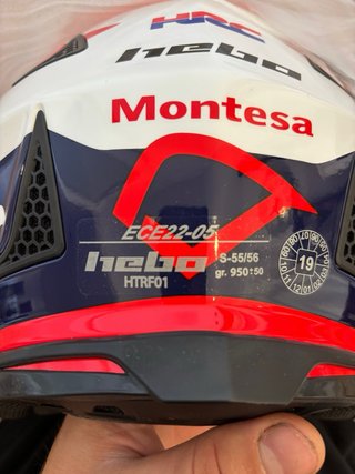 Casco Hebo Montesa Team III Trial Talla S - NUEVO