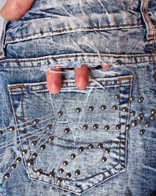 Jeans Yaz Gato Y2K borchie e Turchesi tg 28 (M)