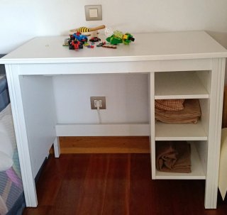 Escritorio Brusali IKEA Blanco