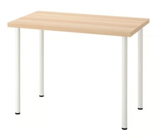 Mesa de escritorio madera y metal