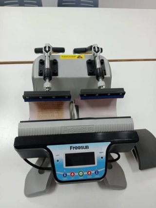 Prensa Térmica Doble Tazas Freesub