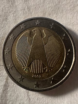 Moneda 2 Euros Alemania 2002 Águila