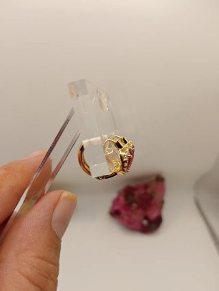 Pendientes Xuping Oro Laminado Rubí