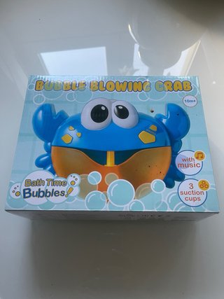 Cangrejo Juguete Pompas Baño Música