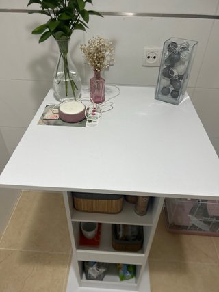 Mesa alta cocina y 2 taburetes