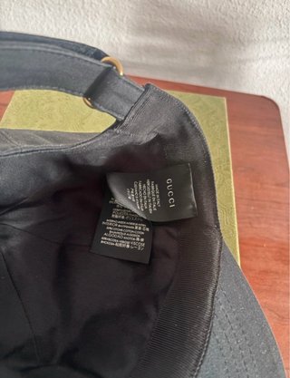 Gorra Gucci Otoño Invierno 2019/2020 Negra Roja