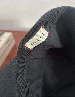 Gorra Gucci Otoño Invierno 2019/2020 Negra Roja