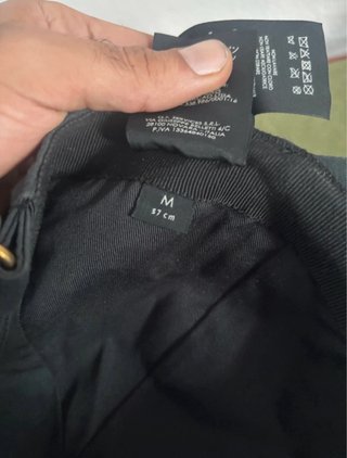 Gorra Gucci Otoño Invierno 2019/2020 Negra Roja