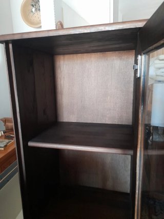 2 Vetrine in legno e vetro