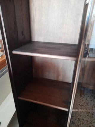 2 Vetrine in legno e vetro