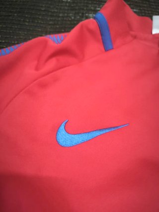 Sudadera Nike FCB Roja niño