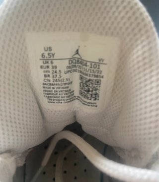 Zapatillas Nike Jordan Talla 39 Blancas