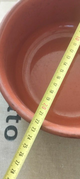 Teglia e pentola in terracotta