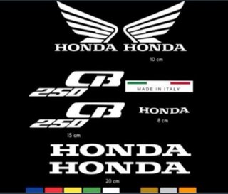 Adesivi Honda CB 250 Made in Italy