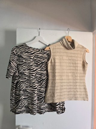 2 Camisetas Mango Talla XL