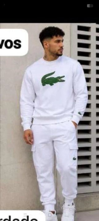 Chándal Lacoste Blanco Talla M