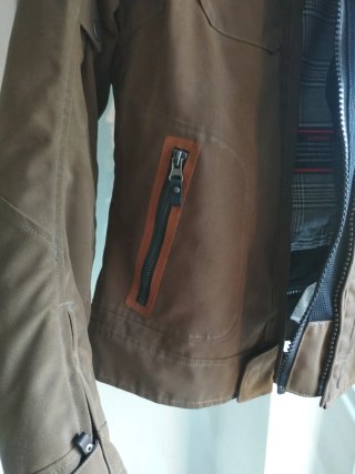 Chaqueta LS2 Bullet Mujer Marrón verde