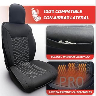 Respaldo de asiento coche negro y blanco - Sumex
