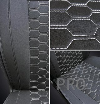 Respaldo de asiento coche negro y blanco - Sumex