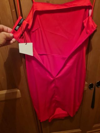 Vestido Zara Rojo Talla XS