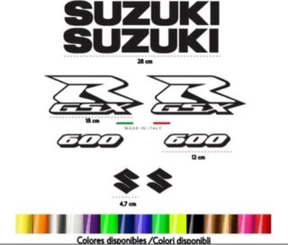 Adesivi Suzuki GSX R GSXR 600 750 1000