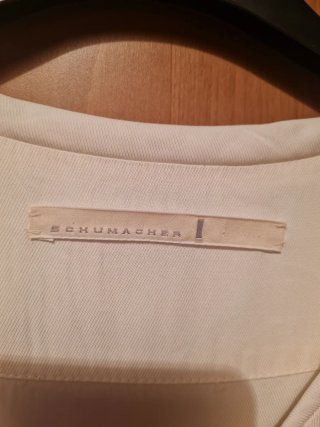 Vestido blanco sin mangas